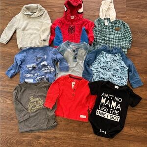 12 months boys tops bundle